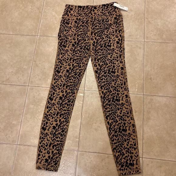 NWT J. Crew 7/8 High-rise Leggings in Leopard